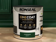 Ronseal One Coat Everywhere Interior Paint Evergreen Matt 2.5 litre – – Now available at MTN Shop UK.