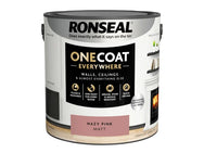 Ronseal One Coat Everywhere Interior Paint Hazy Pink Matt 2.5 litre – – Now available at MTN Shop UK. - imagen 3