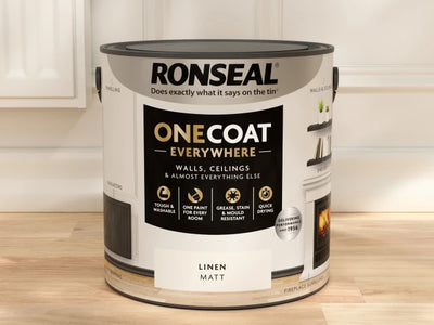 Ronseal One Coat Everywhere Interior Paint Linen Matt 2.5 litre – – Now available at MTN Shop UK.