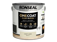 Ronseal One Coat Everywhere Interior Paint Light Sage Matt 2.5 litre – – Now available at MTN Shop UK. - imagen 3