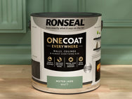 Ronseal One Coat Everywhere Interior Paint Muted Jade Matt 2.5 litre – – Now available at MTN Shop UK.