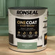 Ronseal One Coat Everywhere Interior Paint Muted Jade Matt 2.5 litre