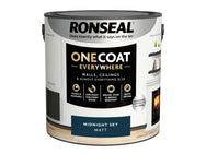 Ronseal One Coat Everywhere Interior Paint Midnight Sky Matt 2.5 litre – – Now available at MTN Shop UK. - imagen 3