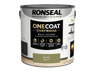 Ronseal One Coat Everywhere Interior Paint Olive Matt 2.5 litre – – Now available at MTN Shop UK. - imagen 3