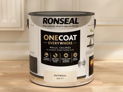 Ronseal One Coat Everywhere Interior Paint Oatmeal Matt 2.5 litre – – Now available at MTN Shop UK.