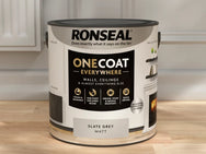 Ronseal One Coat Everywhere Interior Slate Grey Matt 2.5 litre – – Now available at MTN Shop UK.