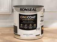 Ronseal One Coat Everywhere Interior Smooth Stone Matt 2.5 litre – – Now available at MTN Shop UK.