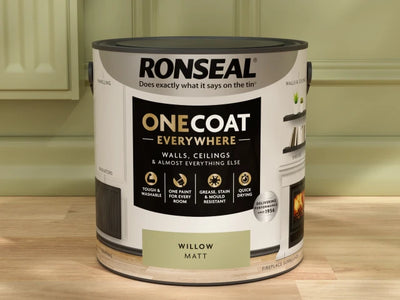 Ronseal One Coat Everywhere Interior Willow Matt 2.5 litre – – Now available at MTN Shop UK.