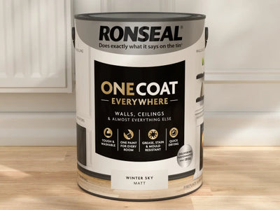 Ronseal One Coat Everywhere Interior Winter Sky Matt 5 litre – – Now available at MTN Shop UK.