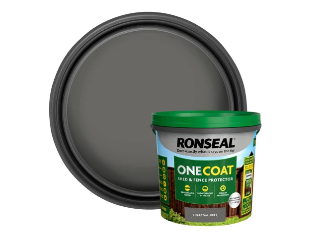 Ronseal One Coat Shed & Fence Protection Dark Oak 5 litre – – Now available at MTN Shop UK.