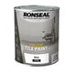 Ronseal One Coat Tile Paint White Satin 750ml