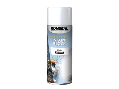Ronseal Quick Drying Stain Block Aerosol White 400ml – – Now available at MTN Shop UK.