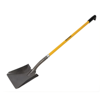 Roughneck Square Shovel, Long Handle