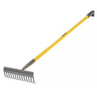 Roughneck Sharp-Edge Soil Rake