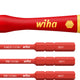 Wiha PicoFinish® slimVario® electric Fine Screwdriver Set, 4 Piece