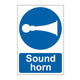 Scan Sound Horn  - PVC Sign 200 x 300mm
