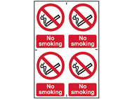 Scan No Smoking - 4 PVC Signs 100 x 150mm – – Now available at MTN Shop UK.