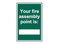 Scan Your Fire Assembly Point is - PVC Sign 200 x 300mm – – Now available at MTN Shop UK.