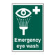 Scan Emergency Eye Wash - PVC Sign 200 x 300mm