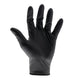 Scan Black Heavy-Duty Nitrile Disposable Gloves XL (Box of 100)