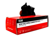 Scan Black Heavy-Duty Nitrile Disposable Gloves Large Size 8 (Box of 100) – – Now available at MTN Shop UK. - imagen 2