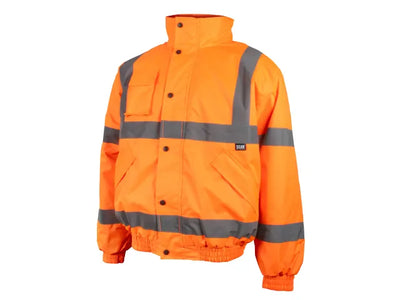Scan Hi-Vis Bomber Jacket Orange - L (44in) – – Now available at MTN Shop UK.