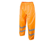 Scan Hi-Vis Motorway Trouser Orange - M (36in) – – Now available at MTN Shop UK.