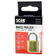 Scan Brass Padlock 20mm