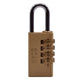 Scan Brass Combination Padlock 28mm