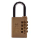 Scan Brass Combination Padlock 38mm