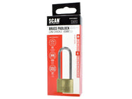 Scan Brass Padlock 40mm Long Shackle – – Now available at MTN Shop UK.