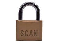 Scan Brass Padlock 50mm – – Now available at MTN Shop UK. - imagen 2