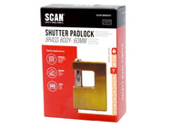 Scan Brass Shutter Padlock 60mm – – Now available at MTN Shop UK.