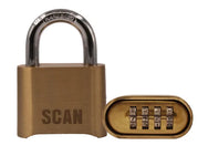 Scan Brass Combination Padlock 50mm – – Now available at MTN Shop UK.