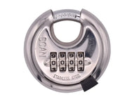 Scan Stainless Steel Disk Type Combination Padlock 70mm – – Now available at MTN Shop UK.