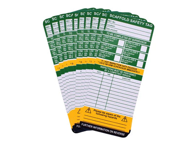 Scan Scaffold Tag Inserts Pack Of 10 – – Now available at MTN Shop UK.