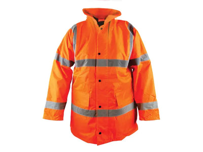 Scan Hi-Vis Motorway Jacket Orange - XXL (52in) – – Now available at MTN Shop UK.