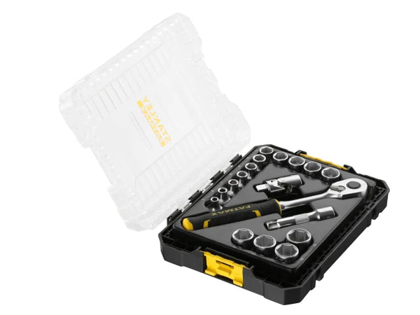 STANLEY® FATMAX® 3/8in M PRO-STACK™ Socket Set, 18 Piece – – Now available at MTN Shop UK.