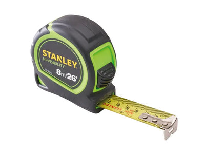 STANLEY® Hi-Vis Tylon Tape Measure 8m (26ft) – – Now available at MTN Shop UK.