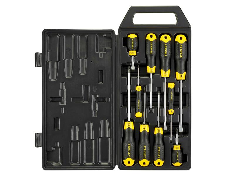 STANLEY® Hand Tools Cushion Grip Screwdriver Set, 10 Piece - imagen 2