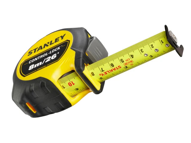 STANLEY® CONTROL-LOCK™ Pocket Tape 8m/25ft (Width 25mm) – – Now available at MTN Shop UK. - imagen 3