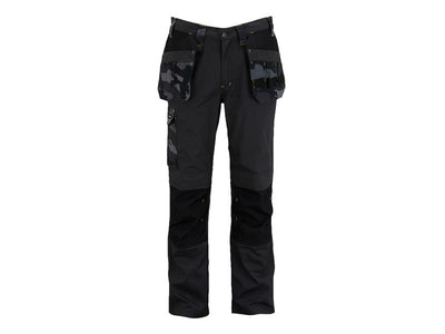 STANLEY® Clothing Dixon Slim Fit Trousers Black Camouflage Leg R