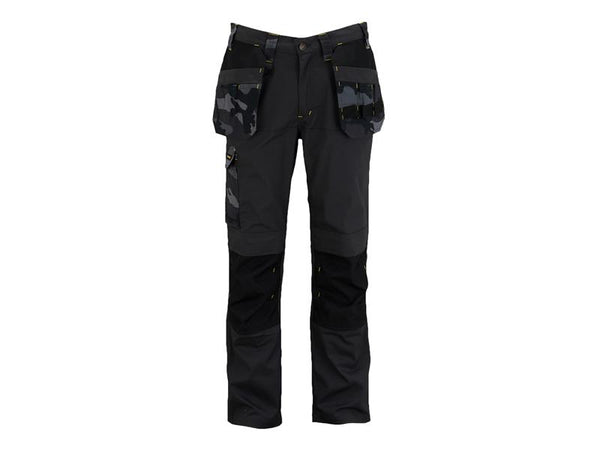 STANLEY® Clothing Dixon Slim Fit Trousers Black Camouflage Leg R