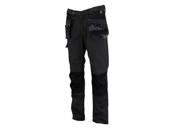 STANLEY® Clothing Dixon Slim Fit Trousers Black Camouflage Leg R