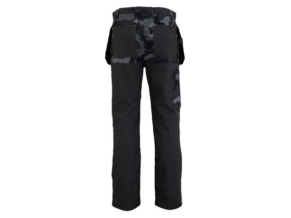 STANLEY® Clothing Dixon Slim Fit Trousers Black Camouflage Leg R