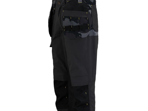 STANLEY® Clothing Dixon Slim Fit Trousers Black Camouflage Leg R