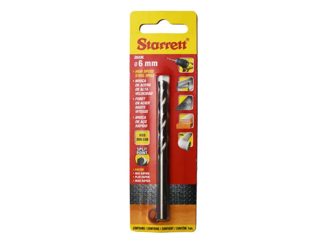 Starrett HSS Split Point Drill Bit 6.0 x 93mm – – Now available at MTN Shop UK. - imagen 2