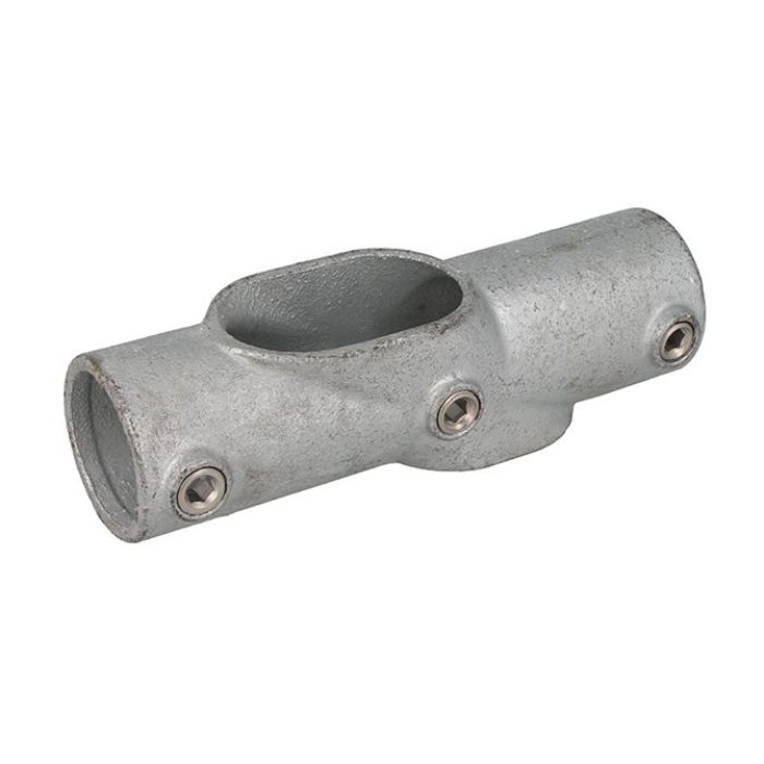 Doughty Pipeclamp Two Socket Cross Adjustable Centre 30-60°