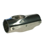 Doughty Speedrail Angled Cross 10-35 - Aluminum conduit outlet body with screw cover.