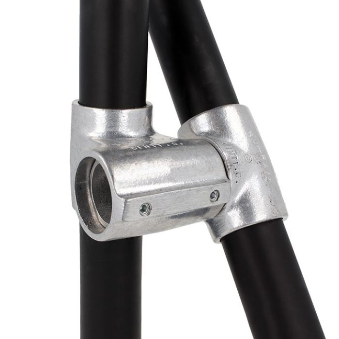 Doughty Speedrail Adjustable Crossover - Galvanized steel pipe elbow joint connector fitting. - imagen 2